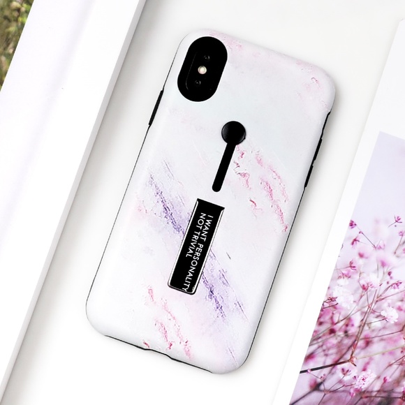 Accessories - [NEW]  iPhone X/7/8/P Slicon Ring Full Cover case
